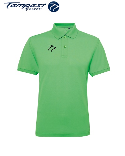 Poly/Cotton Mens Hockey Umpires Lime Shirt